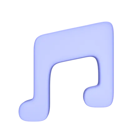 Note de musique  3D Icon