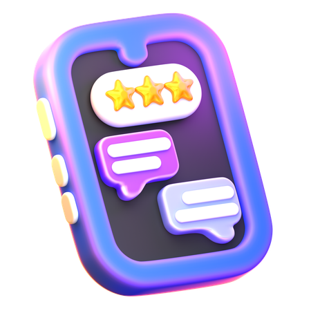 Note des avis clients  3D Icon