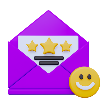 Courrier d'évaluation  3D Icon