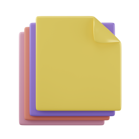 Note de service  3D Icon