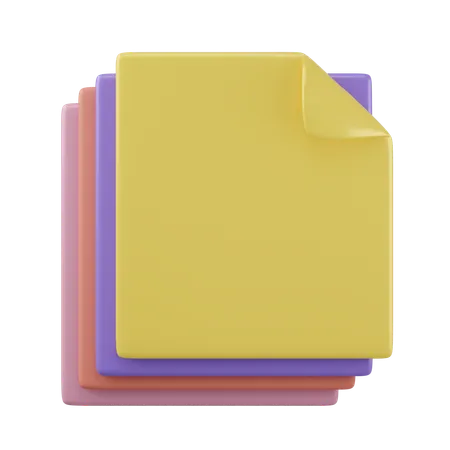 Note de service  3D Icon