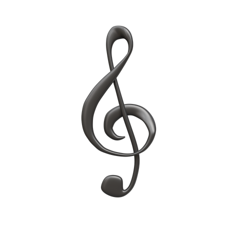 Note music3  3D Icon