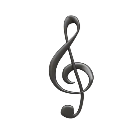 Note music3  3D Icon