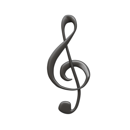 Note music3  3D Icon