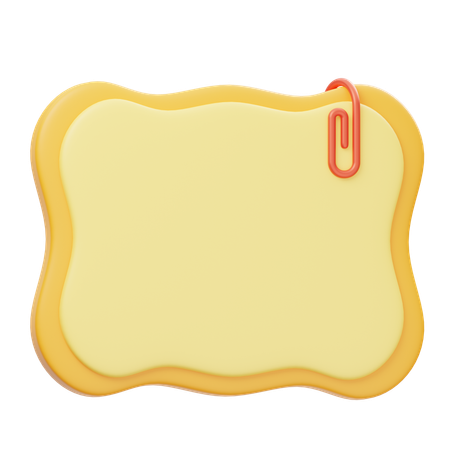 Note Paper  3D Icon