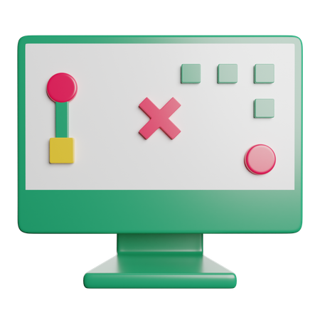 노트 전략  3D Icon