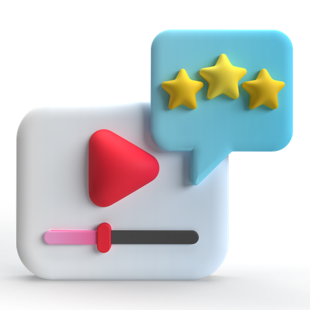 Classement vidéo  3D Icon