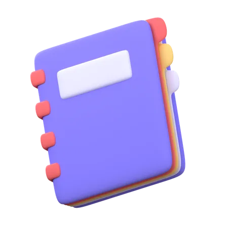 Message Notebook Icon Business Elements In The Office 3D Icon