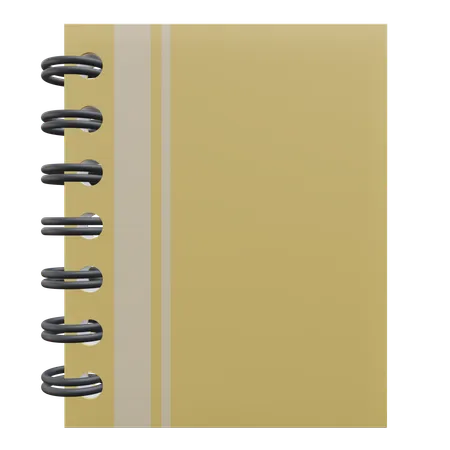 Notebook Office 3 D Icon Illustration With Transparent Background 3D Icon