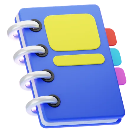 NOTEBOOK  3D Icon