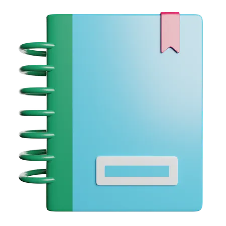 Notebook  3D Icon