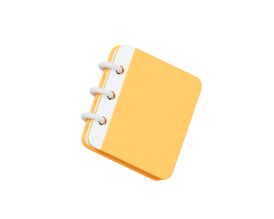 Notebook  3D Icon