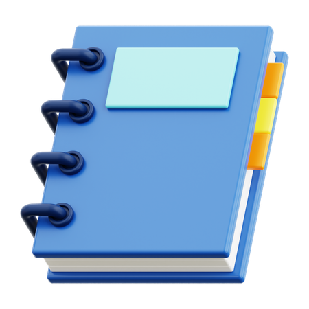 Notebook  3D Icon