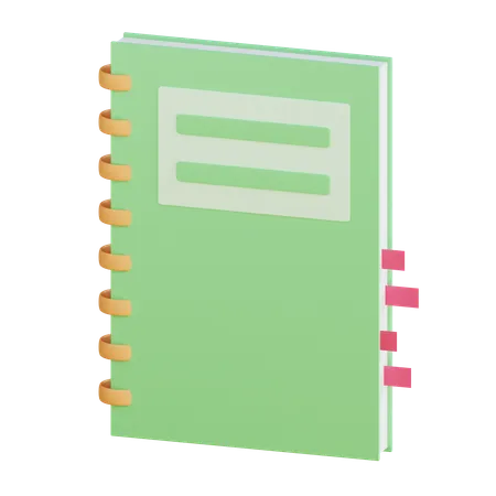 Notebook  3D Icon