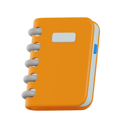 Notebook  3D Icon