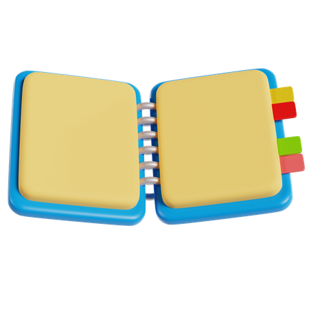 Notebook  3D Icon