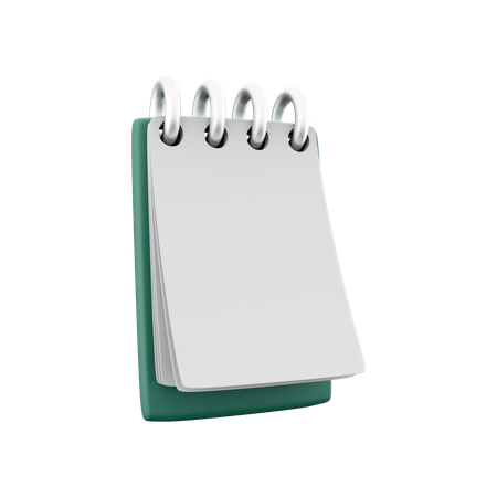 Notebook  3D Icon