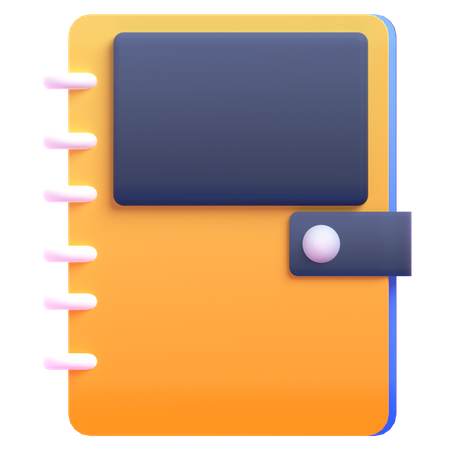 Notebook  3D Icon