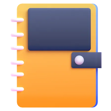 Notebook  3D Icon