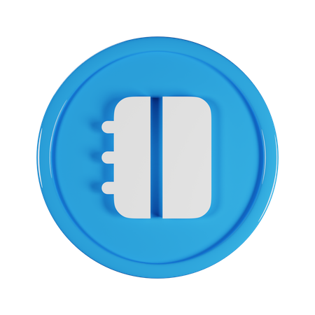 Notebook  3D Icon