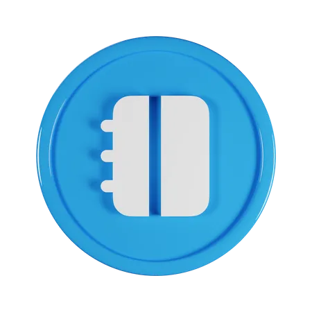 Notebook  3D Icon