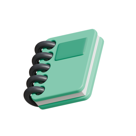 Notebook  3D Icon