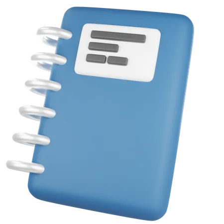 Notebook  3D Icon