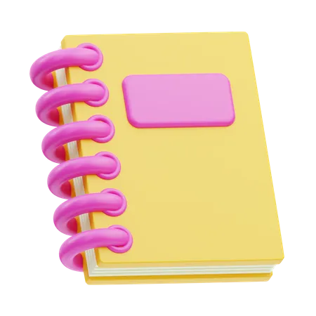 Notebook  3D Icon