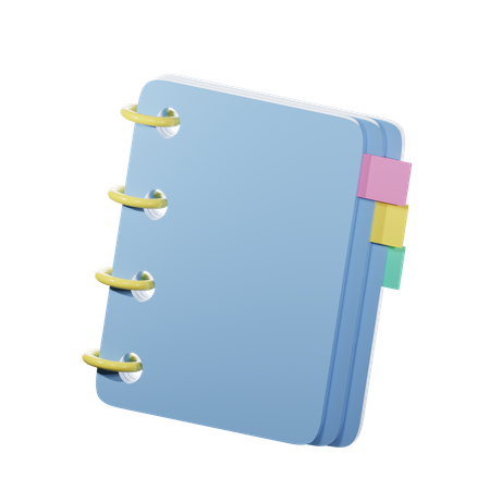 Notebook  3D Icon