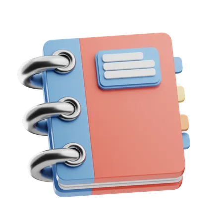 Notebook  3D Icon