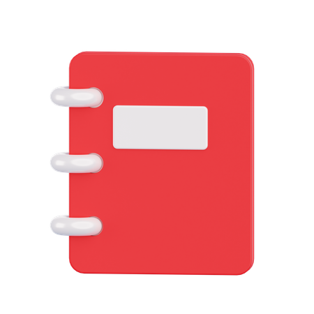 Notebook  3D Icon