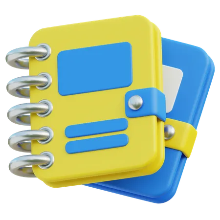 Notebook  3D Icon