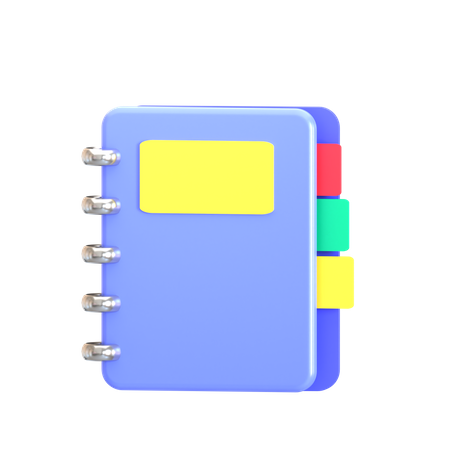 Notebook  3D Icon