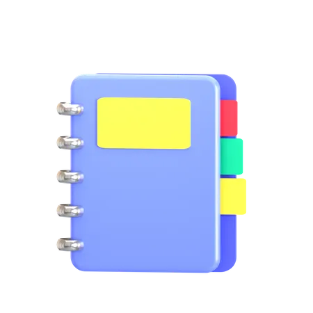 Notebook  3D Icon