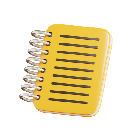 Notebook  3D Icon