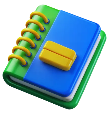 Notebook  3D Icon