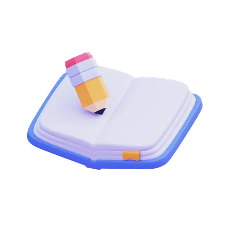 Notebook  3D Icon