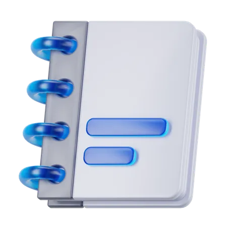 Notebook  3D Icon