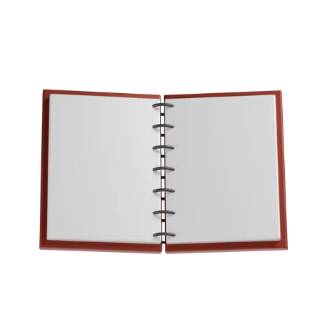 Notebook  3D Icon