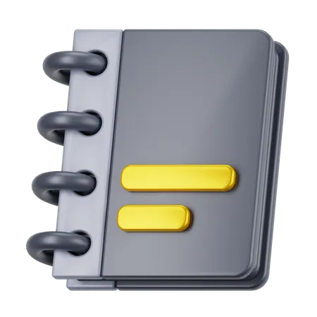 Notebook  3D Icon