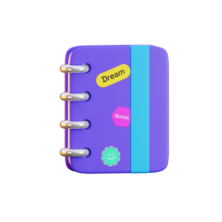 Notebook  3D Icon