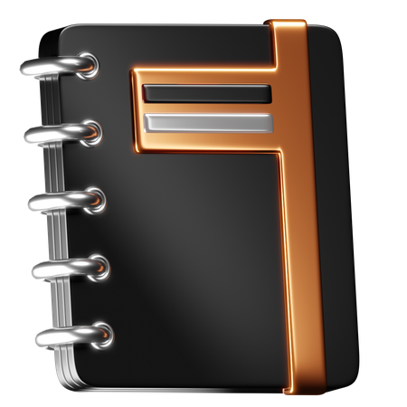 Notebook  3D Icon