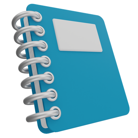 Notebook  3D Illustration