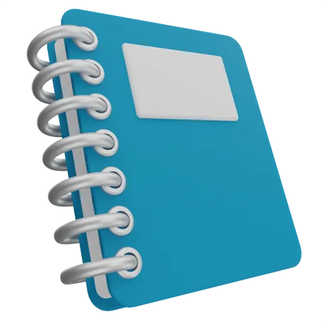 Notebook  3D Illustration