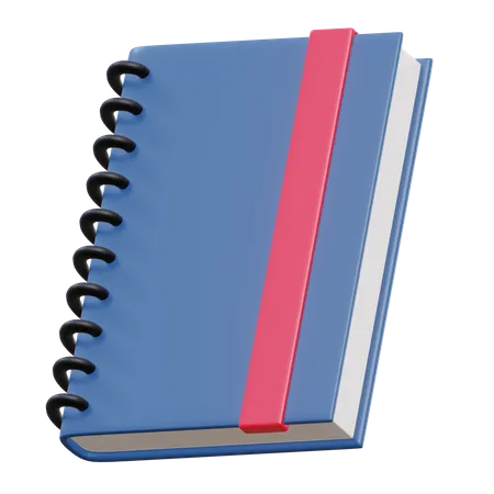 Notebook  3D Illustration