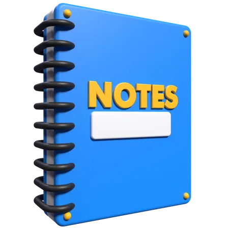 Notebook 3D Icon