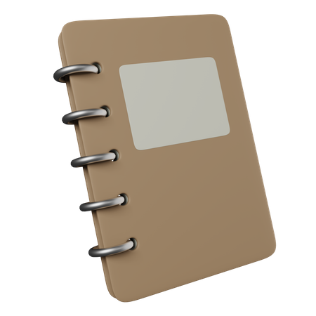 Notebook 3D Icon
