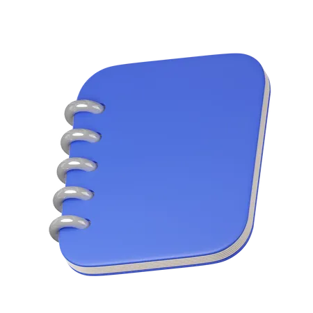 Notebook Icon Management Efficient Work On Project Plan Concept Assignment And Exam Work Solution Render Illustration 3D Icon