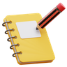 3d notebook logo