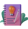 Notebook And Pencil